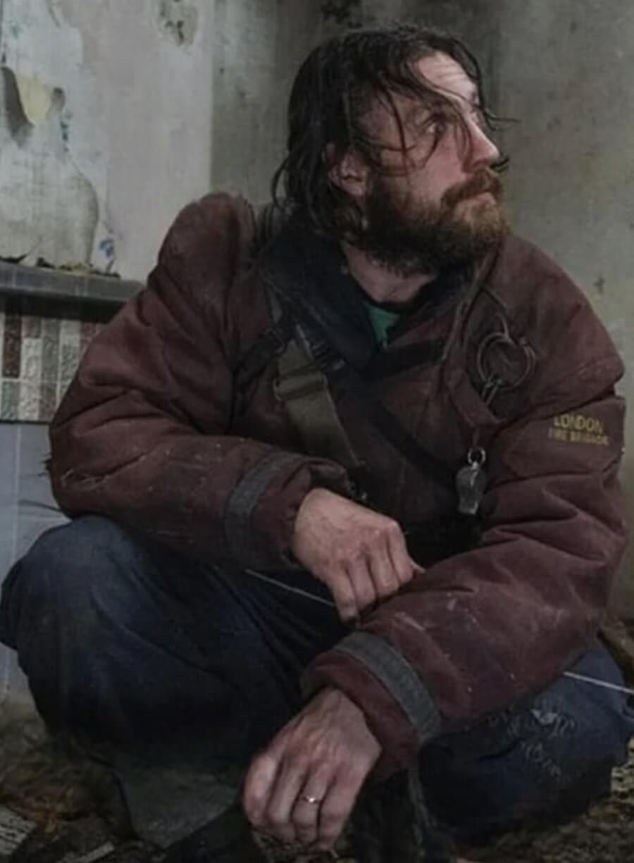 28 Years Later Aaron Taylor-Johnson Maroon Jacket