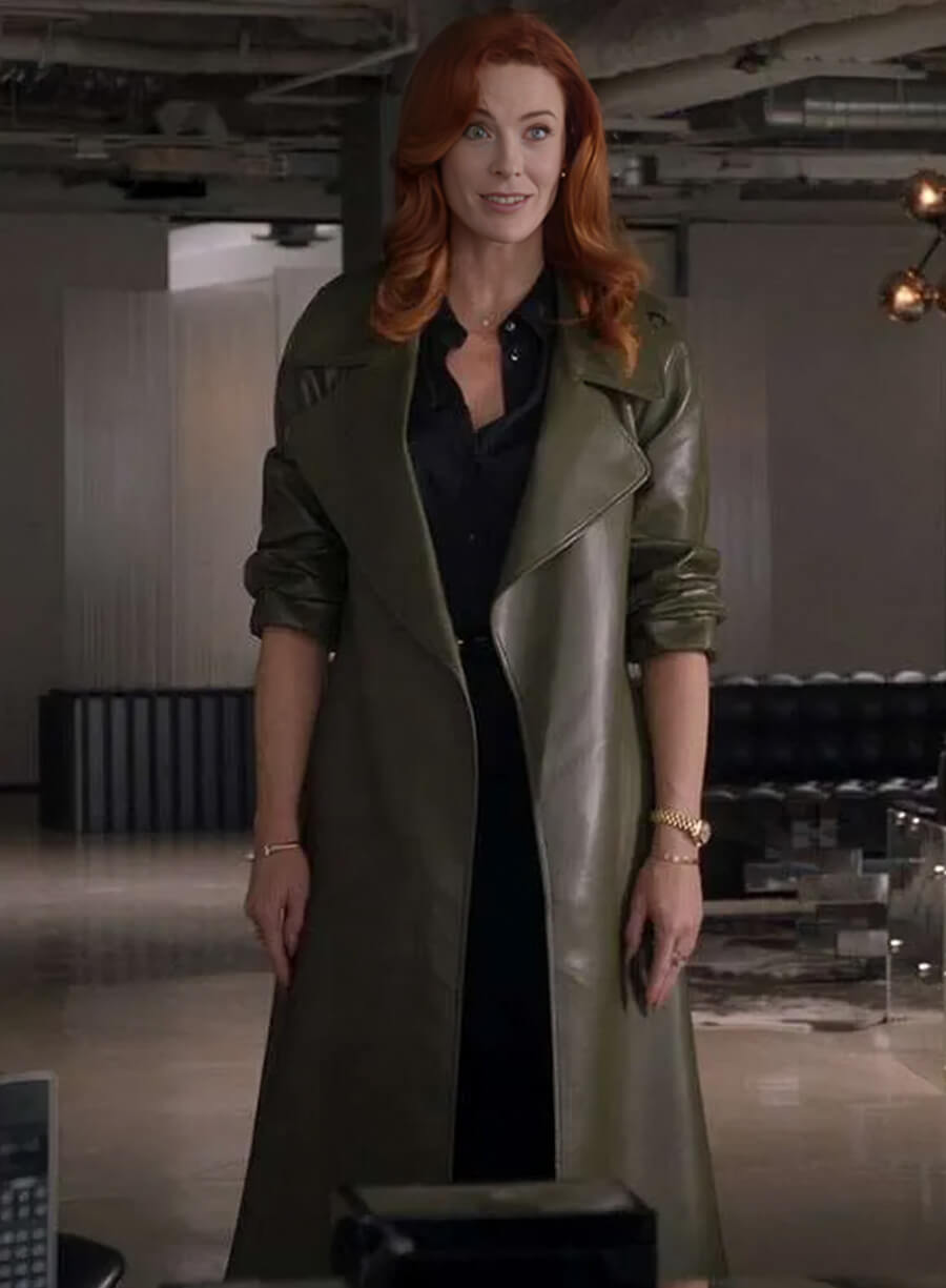 Monica Stevens The Rookie S06 Green Trench Coat