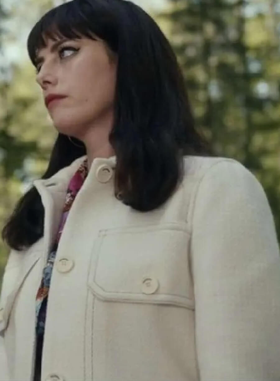 The Gentlemen Susie Glass Kaya Scodelario White Jacket