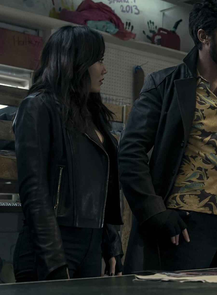 The Boys Kimiko Miyashiro Black Leather Jacket