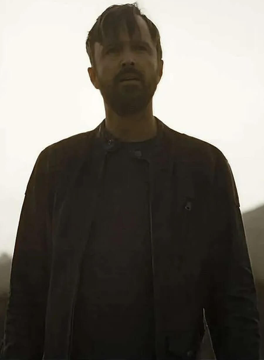 Aaron Paul Westworld Season 4 Black Leather Jacket