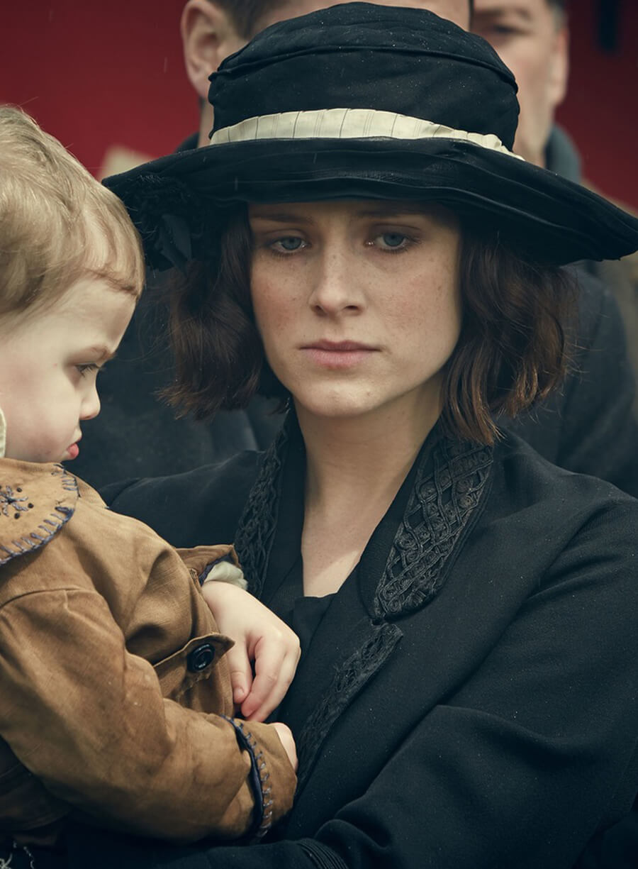 Ada Shelby Peaky Blinders Black Long Coat