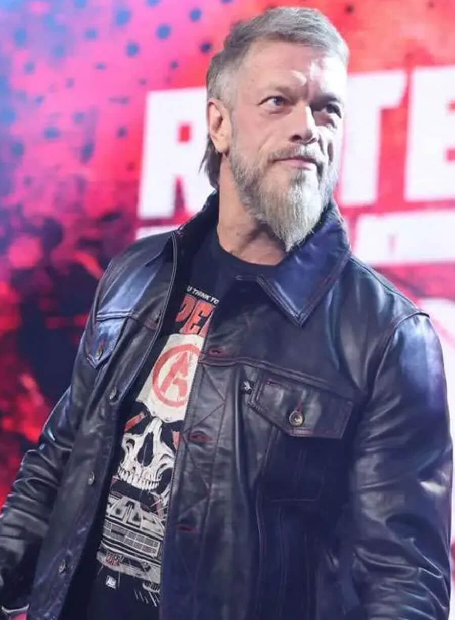 Adam Copeland AEW Collision 2025 Leather Jacket