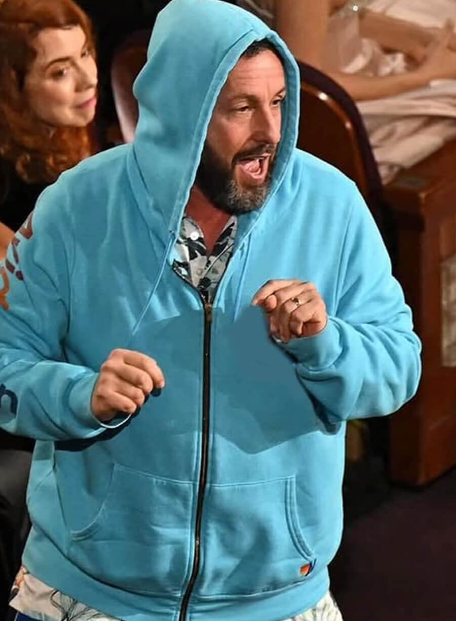 Adam Sandler Oscars Red Carpet 2025 Zip-Up Hoodie