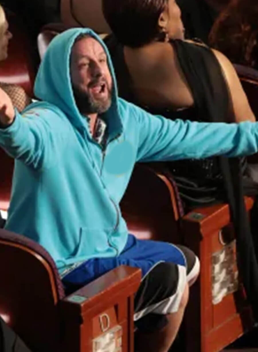 Adam Sandler Oscars Red Carpet 2025 Zip-Up Hoodie