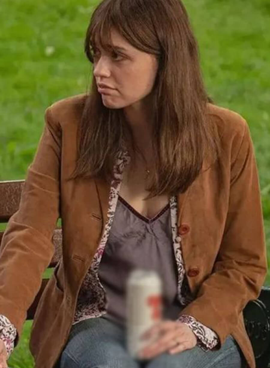 Aimee Lou Wood Toxic Town Brown Blazer