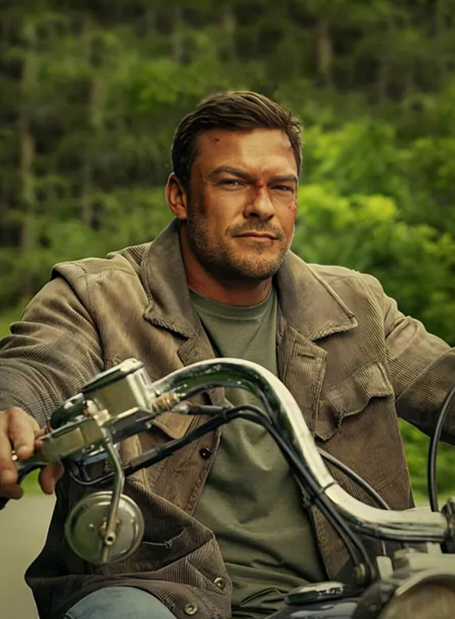 Alan Ritchson Reacher S03 Brown Cotton Jacket