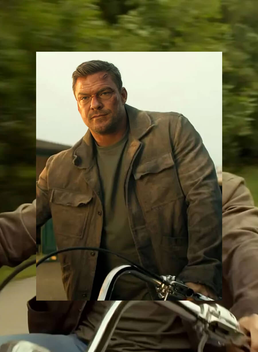 Alan Ritchson Reacher S03 Brown Cotton Jacket
