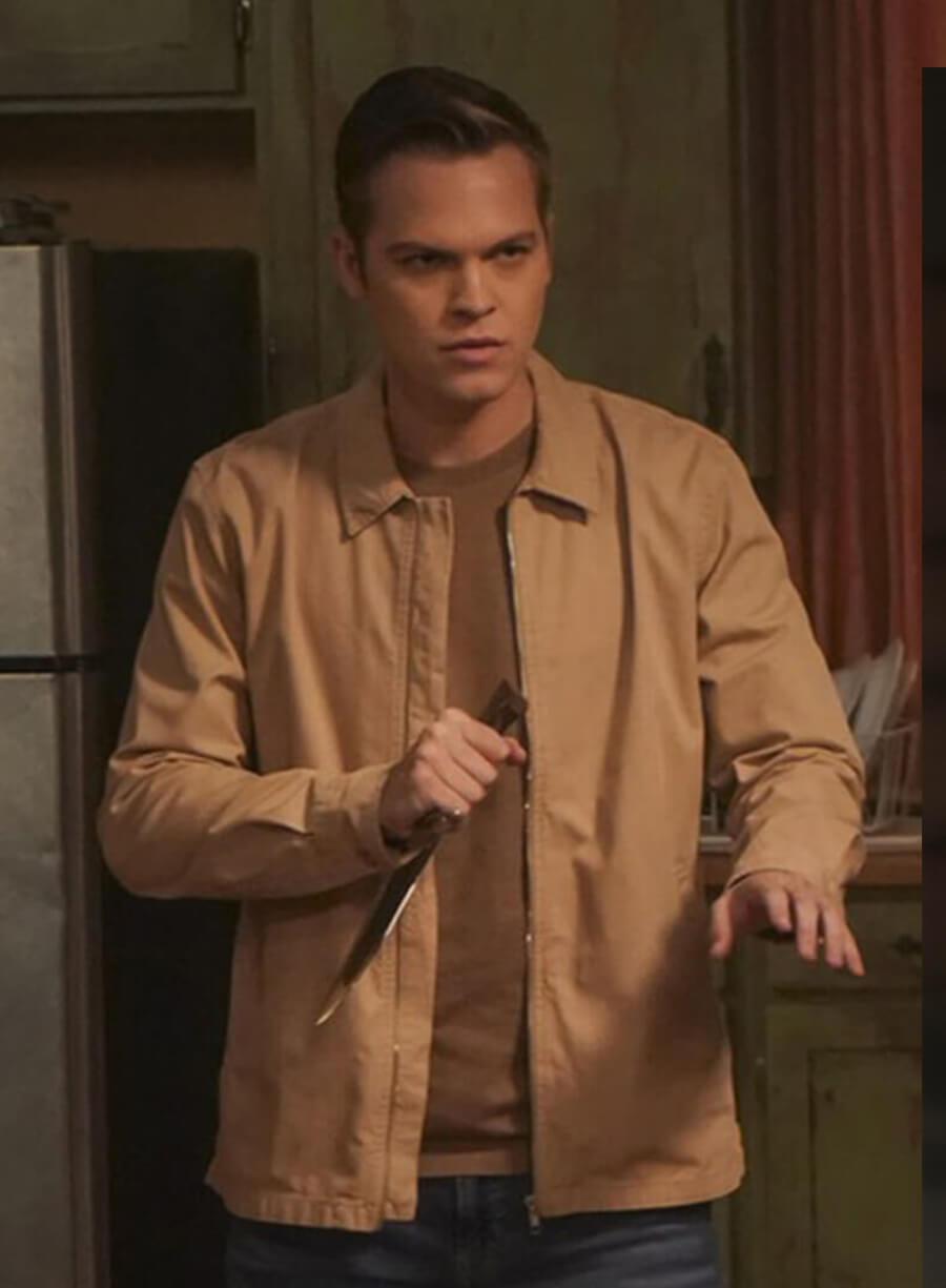Alexander Calvert Supernatural Jack Beige Jacket