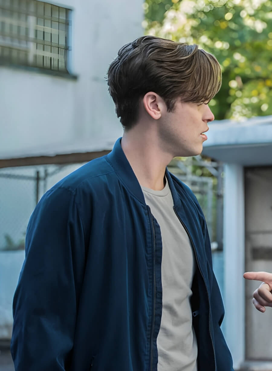 Alexander Calvert Supernatural Jack Blue Jacket