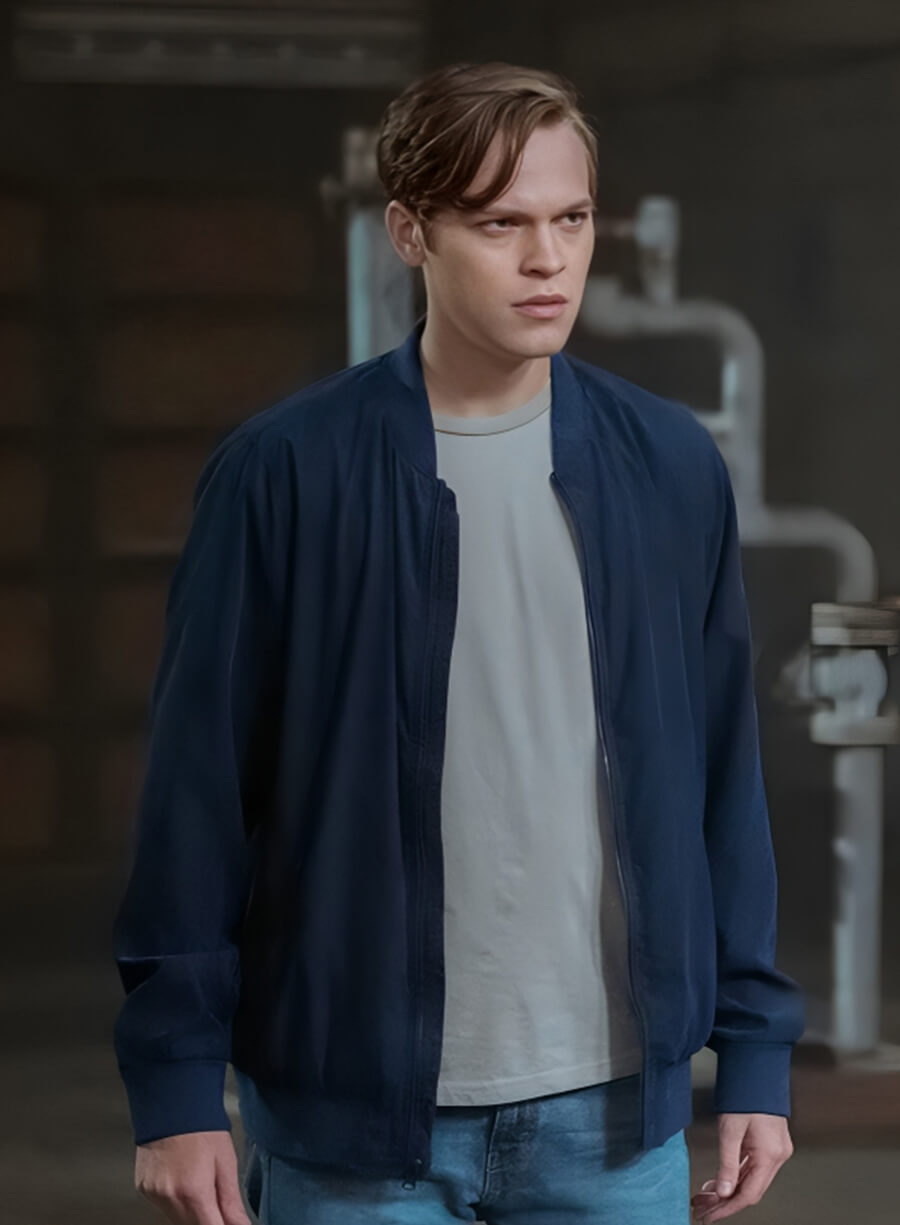 Alexander Calvert Supernatural Jack Blue Jacket