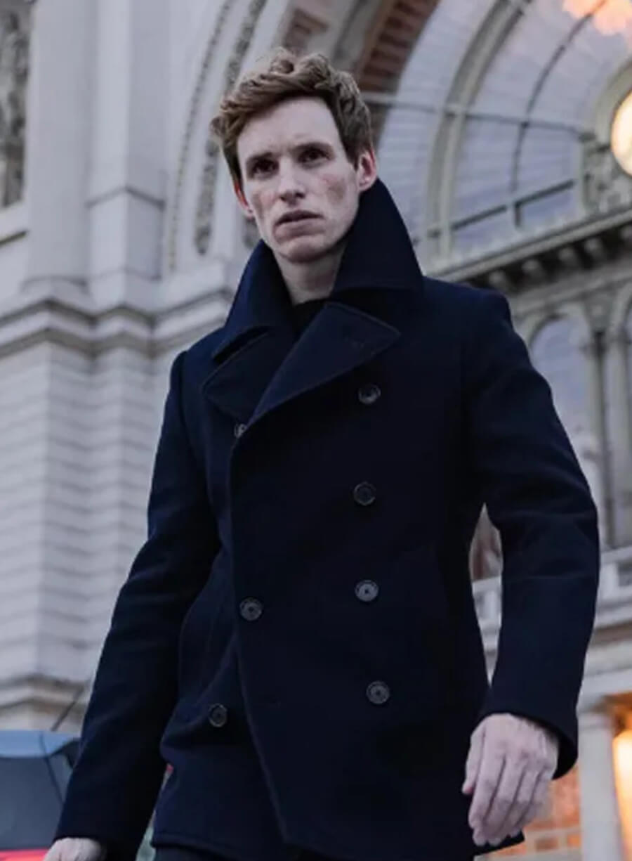 Alexander Duggan The Day Of The Jackal Black Wool Peacoat