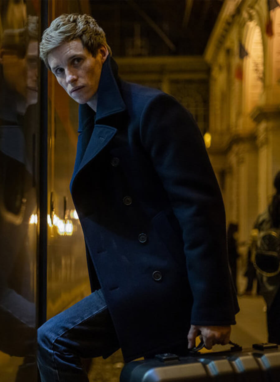 Alexander Duggan The Day Of The Jackal Black Wool Peacoat