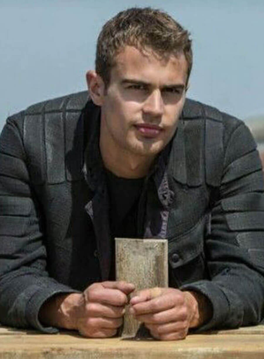Allegiant Theo James Divergent Series Leather Jacket