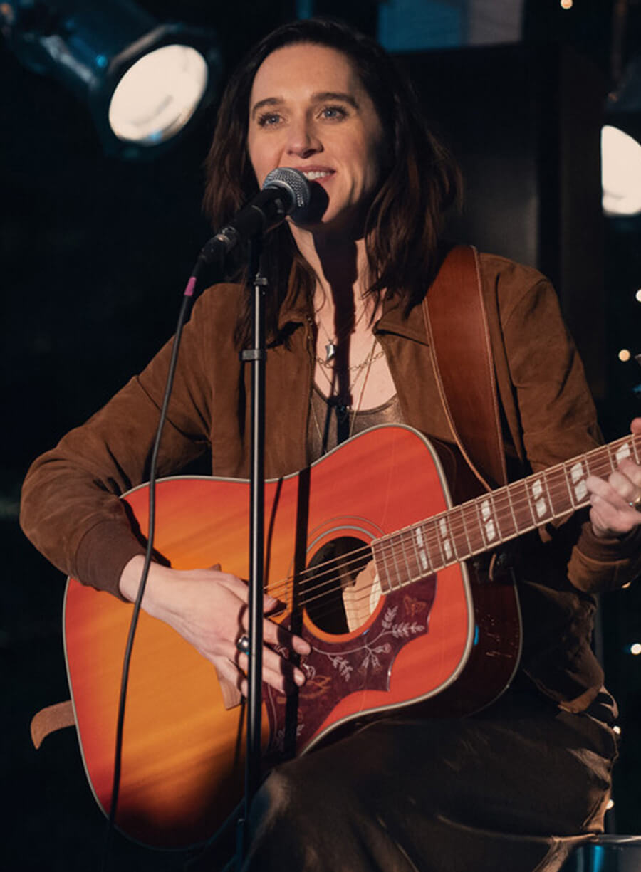 Allison Cooper Your Friends & Neighbors Brown Suede Jacket