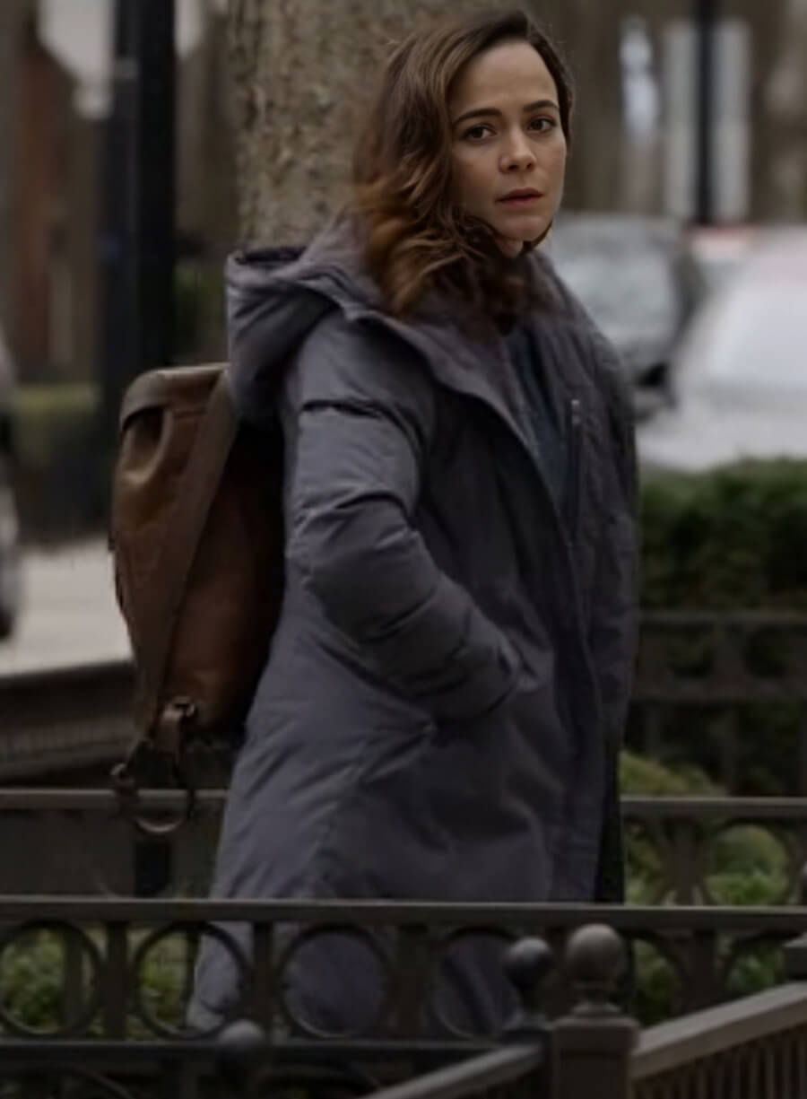 Amanda Lucas Dark Matter Grey Puffer Jacket