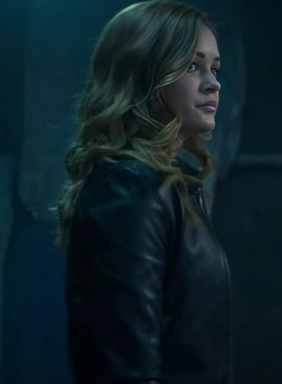 Ambyr Childerns You Tv Series Black Leather jacket