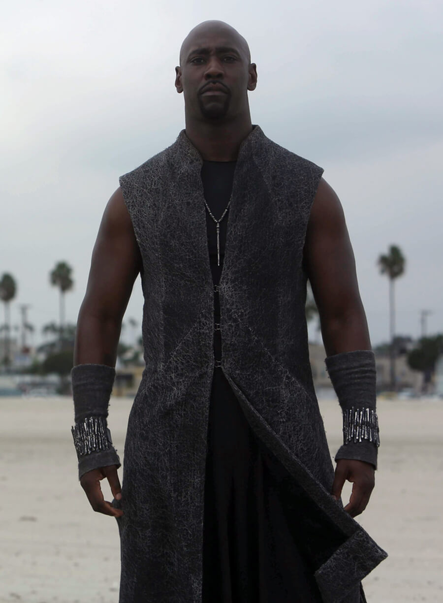 Amenadiel D.B. Woodside Lucifer Grey Coat