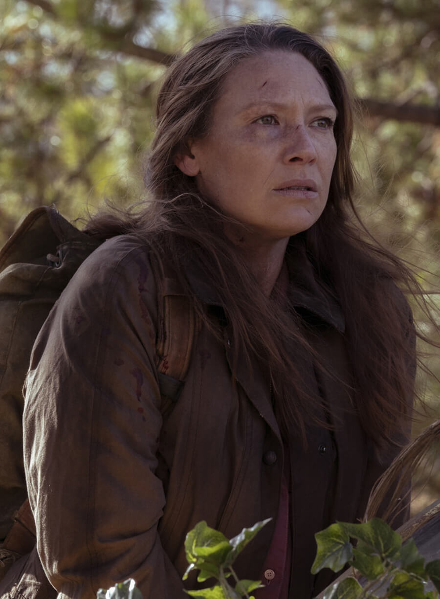 Anna Torv The Last of Us Brown Cotton Jacket