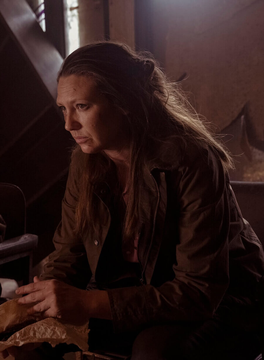 Anna Torv The Last of Us Brown Cotton Jacket