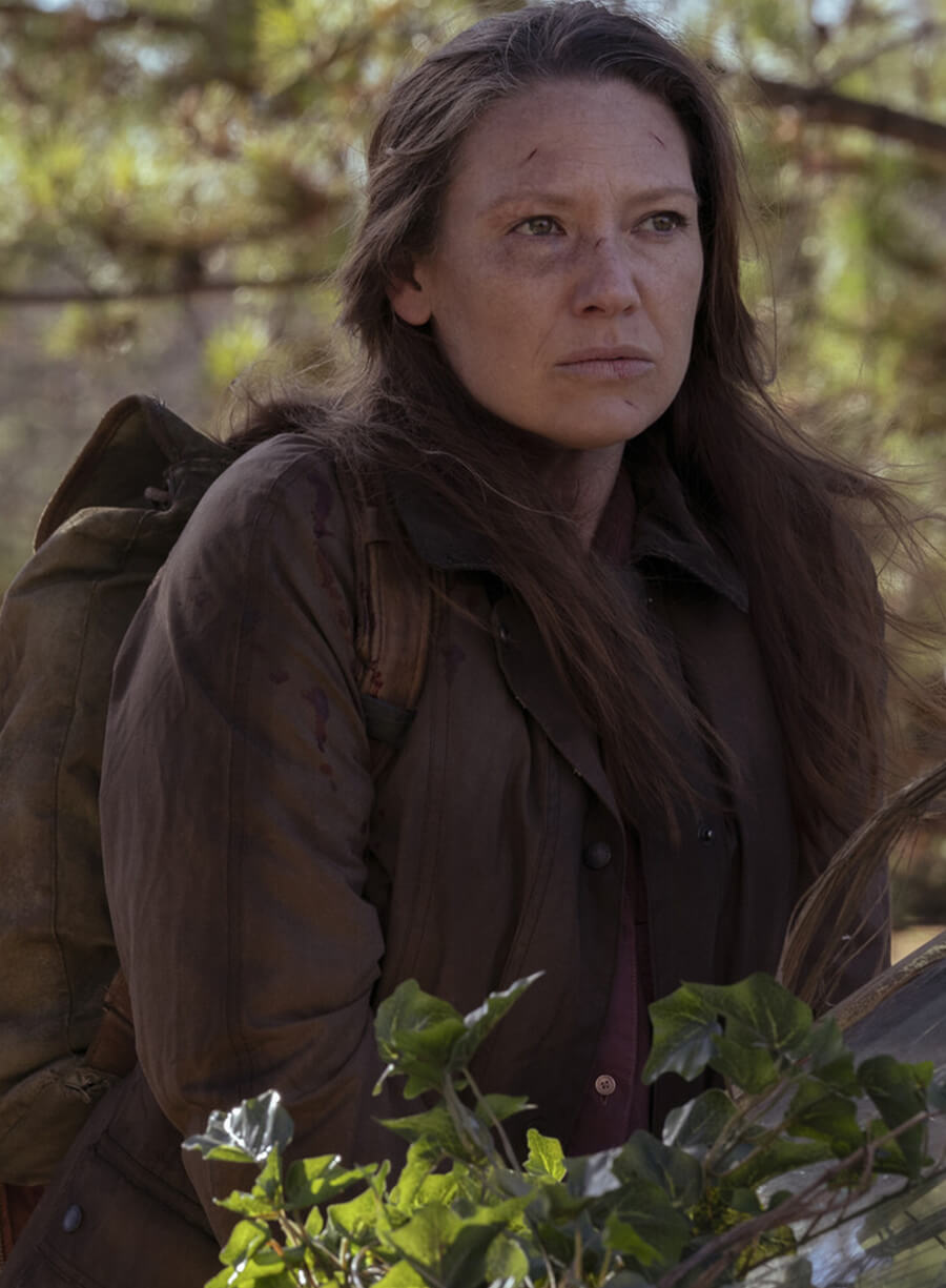 Anna Torv The Last of Us Brown Cotton Jacket
