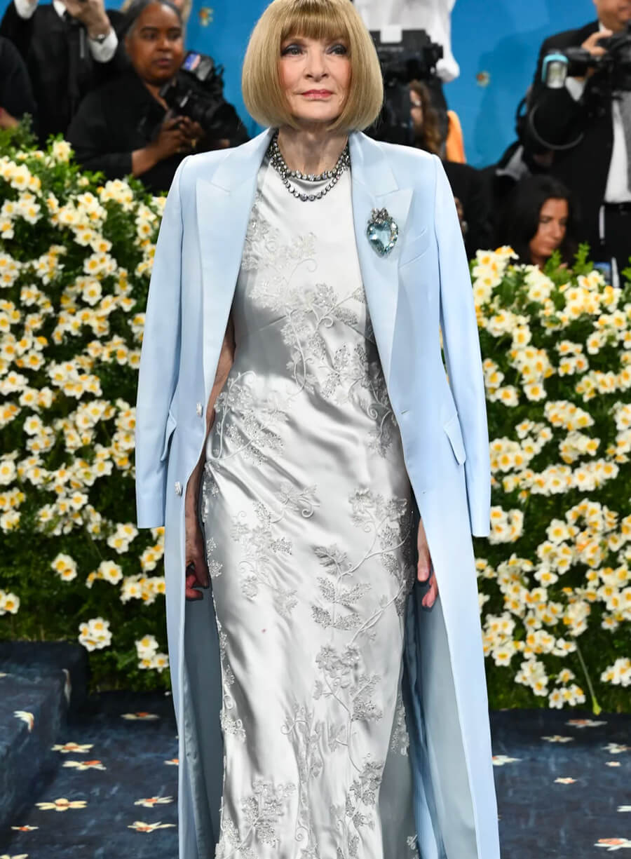 Anna Wintour Met Gala Red Carpet 2025 Coat