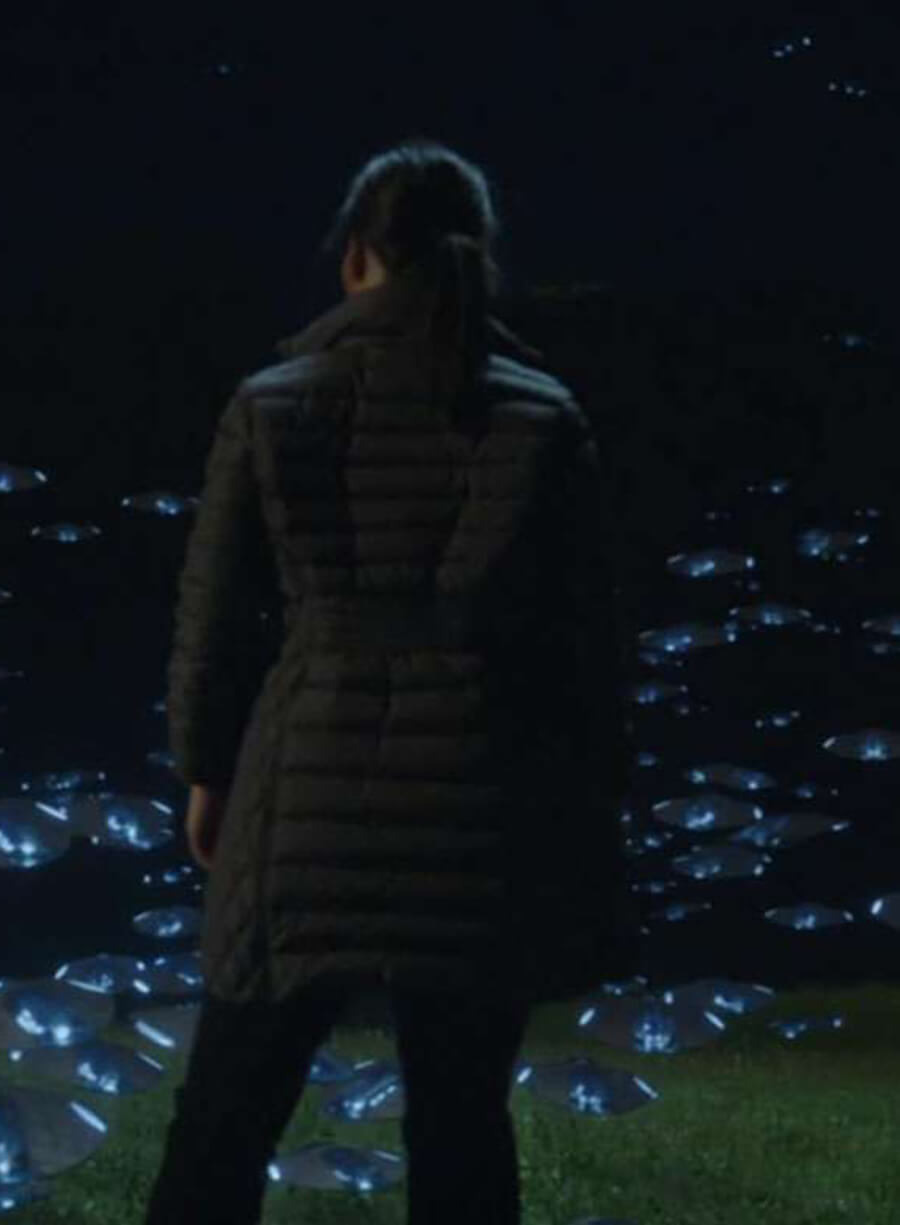 Annie Chang Peacemaker Grey Puffer Jacket