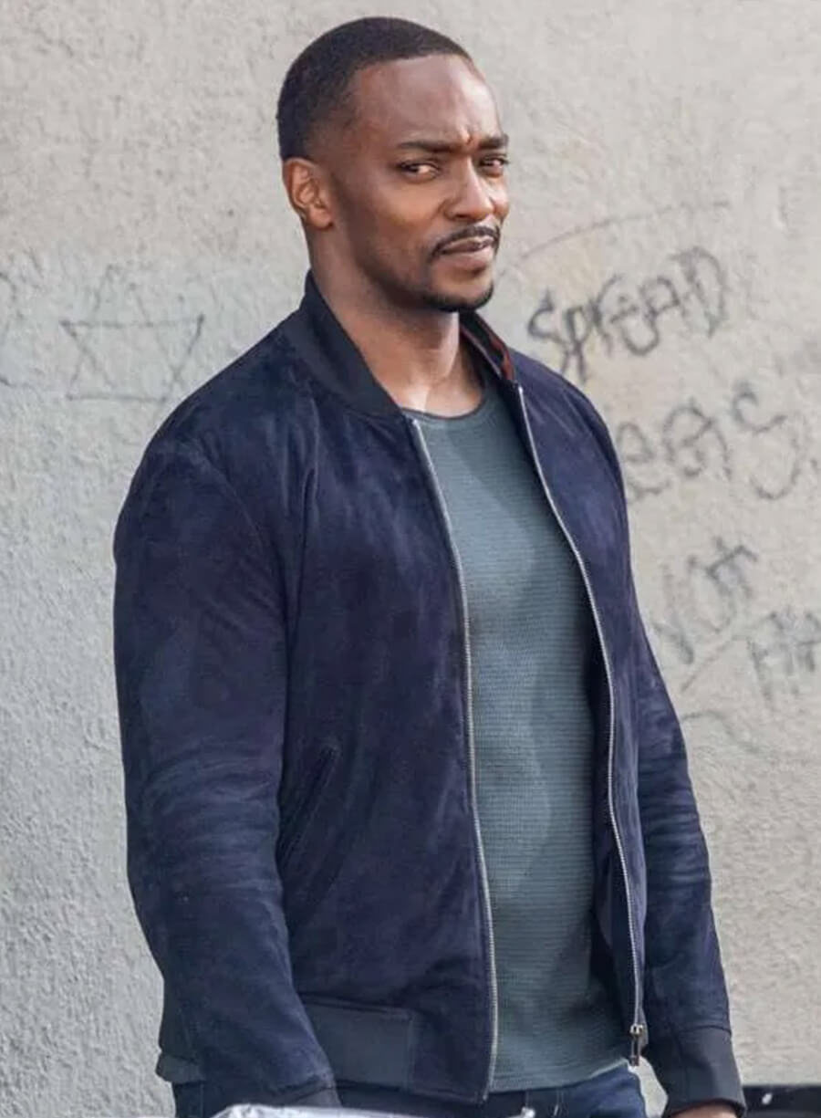 Anthony Mackie Captain America: Brave New World Bomber Jacket