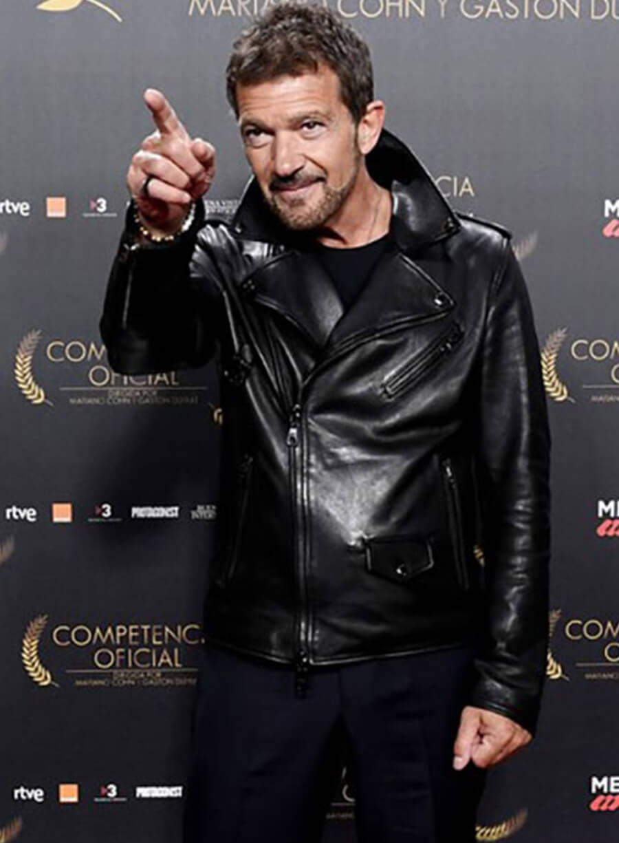 Antonio Banderas Leather Jacket
