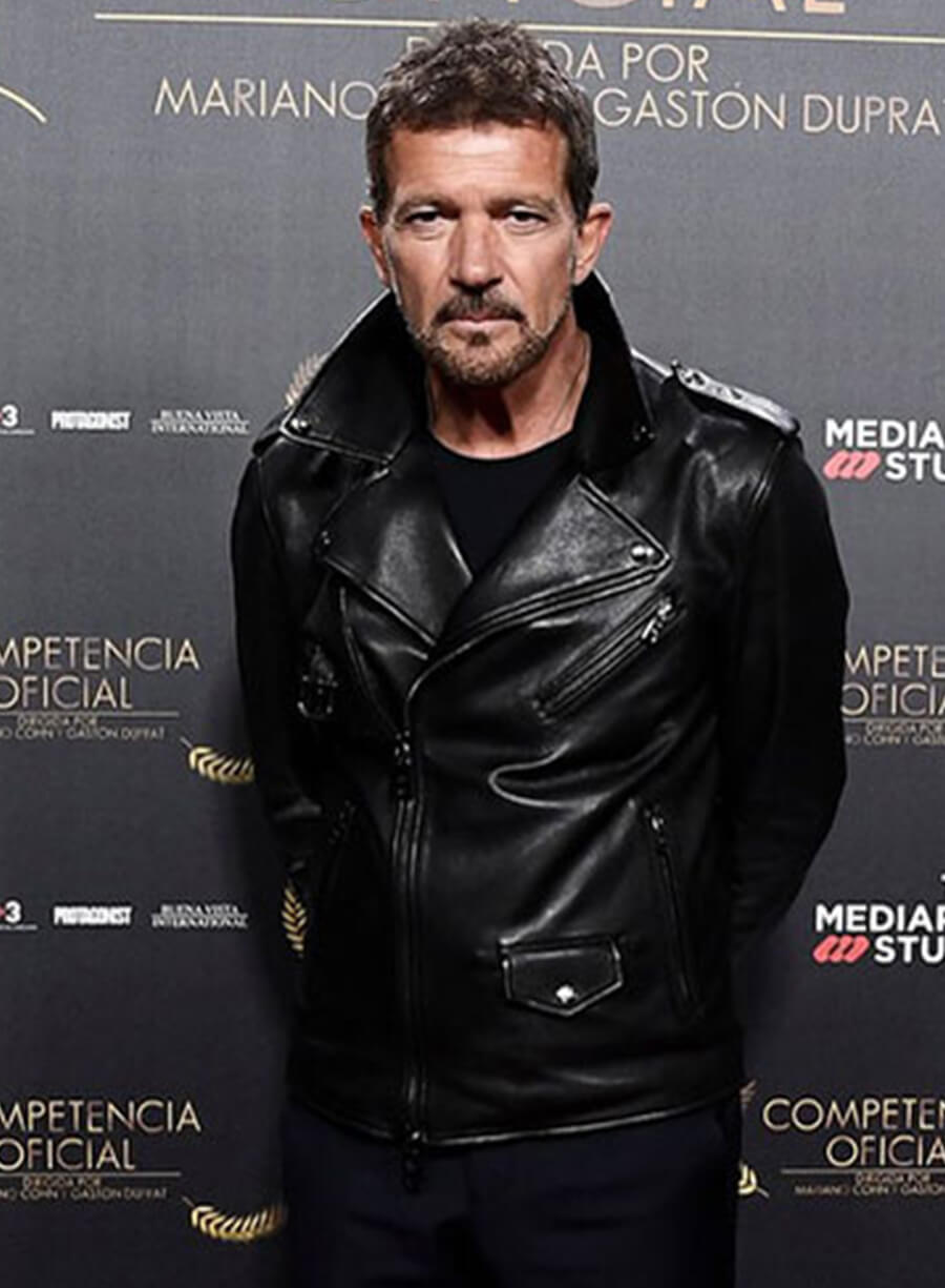Antonio Banderas Leather Jacket