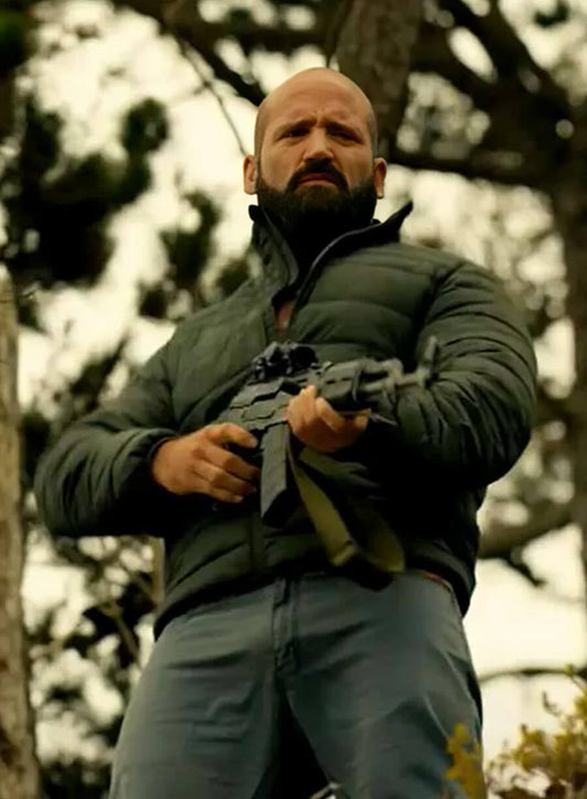 Antonio Bustorff Den of Thieves 2 Black Puffer Jacket