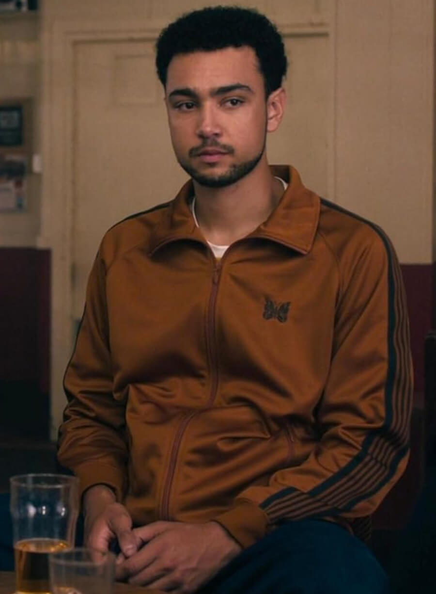 Archie Madekwe Steal S01 Brown Track Jacket