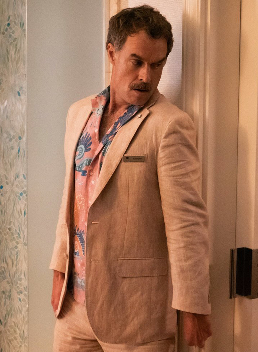 Armond The White Lotus White Blazer