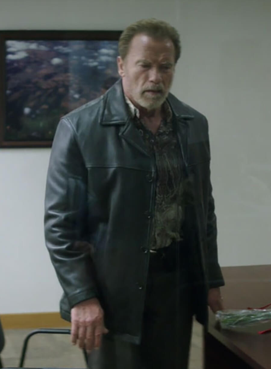 Arnold Schwarzenegger Aftermath Leather Jacket