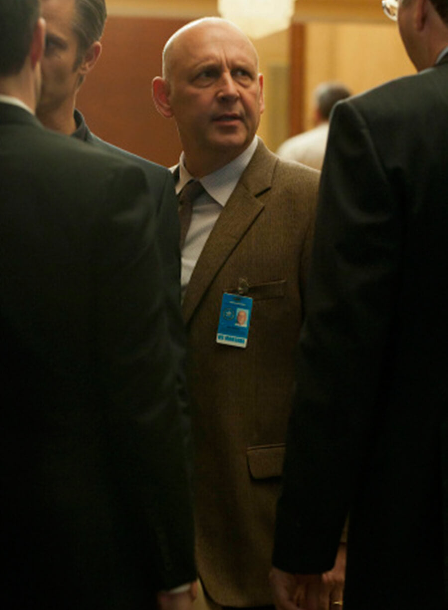 Art Mullen Justified Brown Wool Blazer