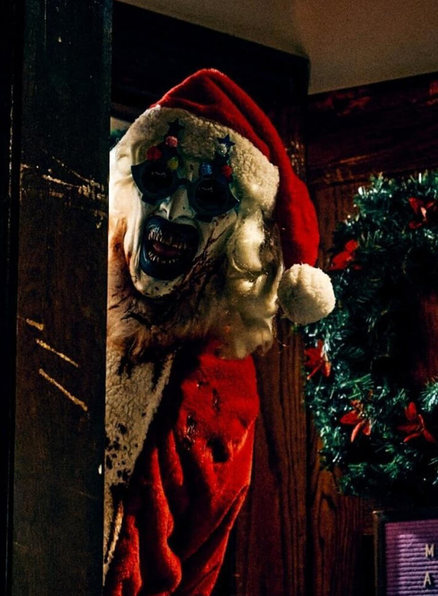 Art the Clown Terrifier 3 Red Santa Jacket