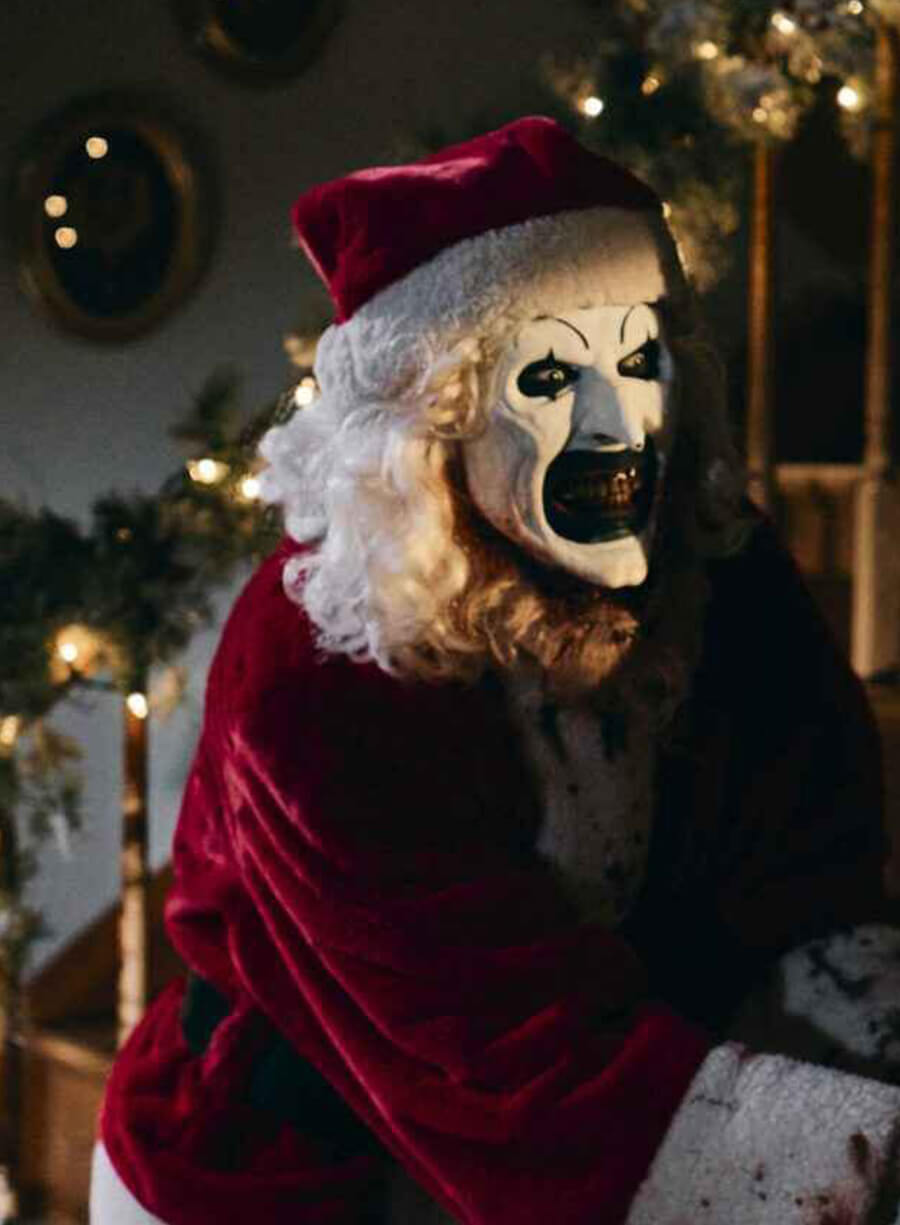Art the Clown Terrifier 3 Red Santa Jacket