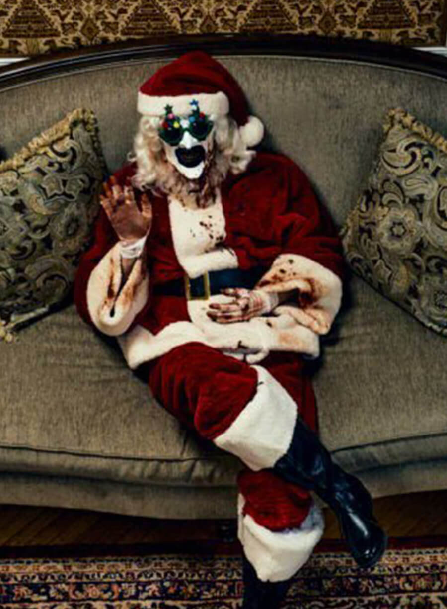Art the Clown Terrifier 3 Red Santa Jacket