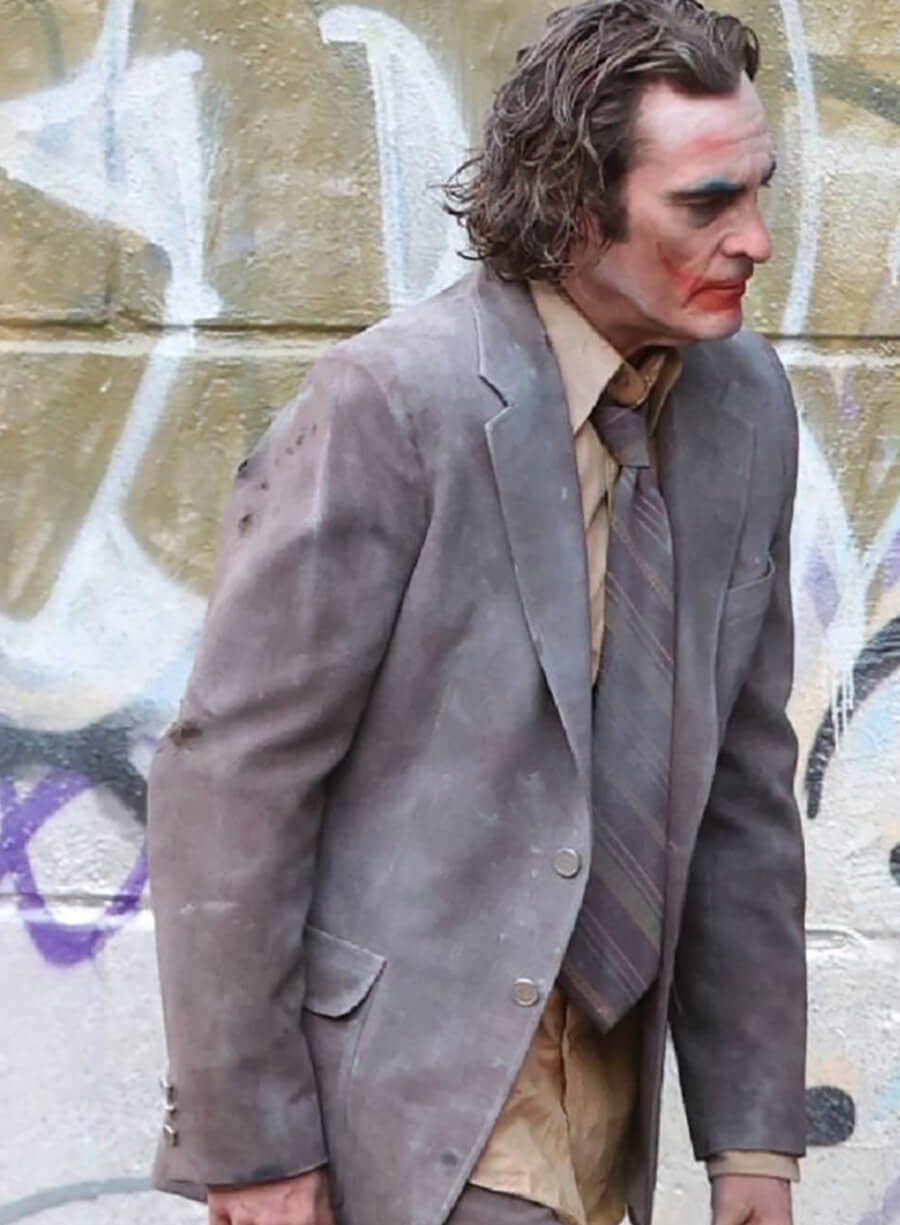 Arthur Fleck Joker: Folie à Deux Grey Blazer