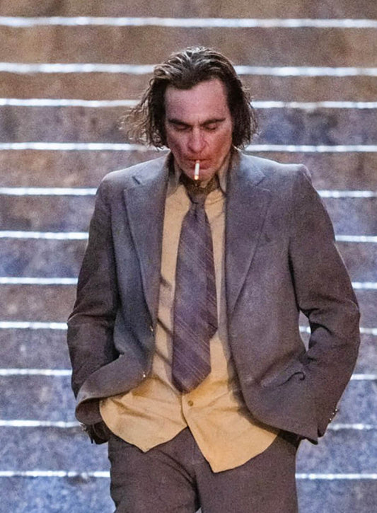 Arthur Fleck Joker: Folie à Deux Grey Blazer