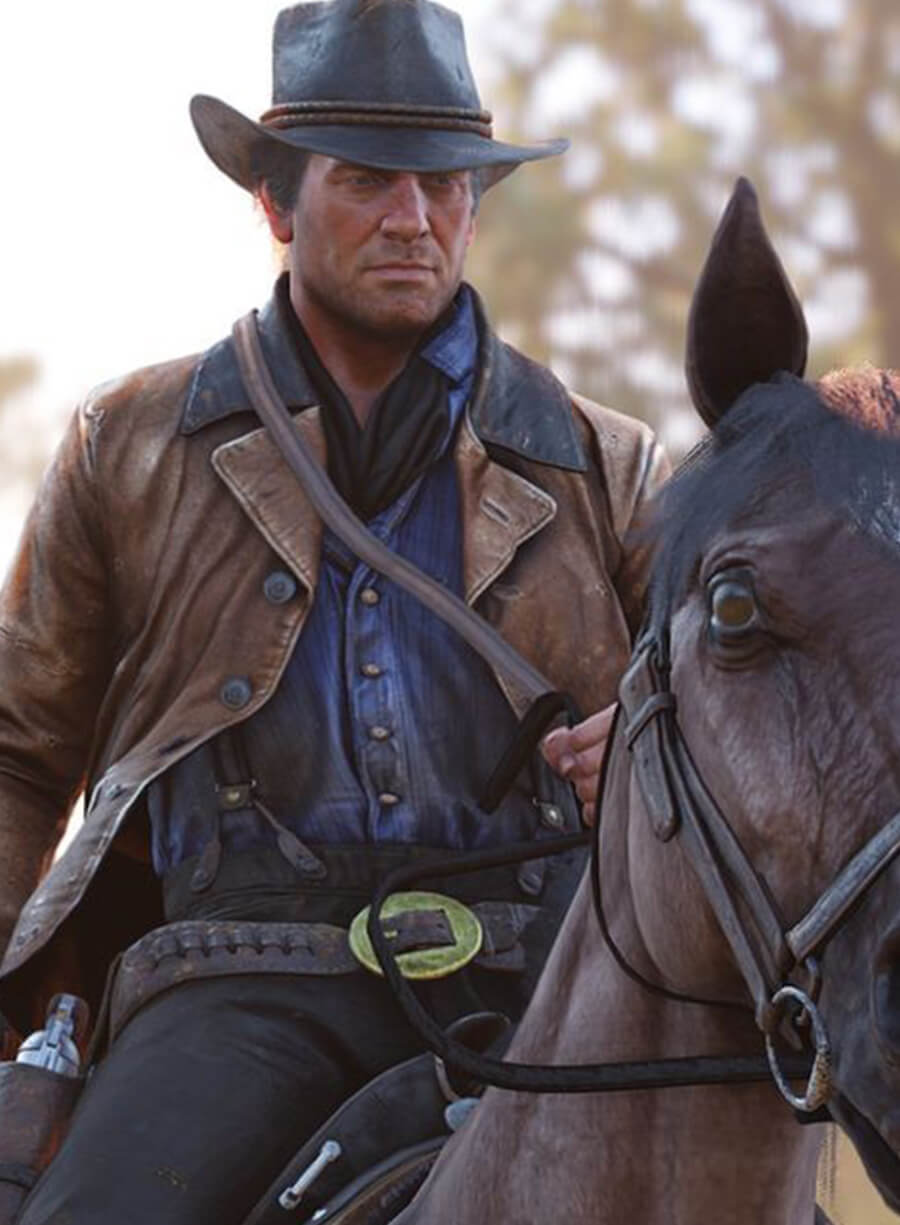 Arthur Morgan Brown Leather Jacket