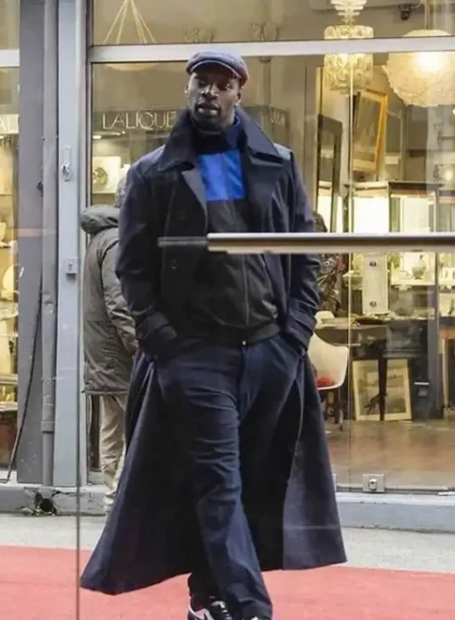 Assane Diop Lupin S03 Trench Coat