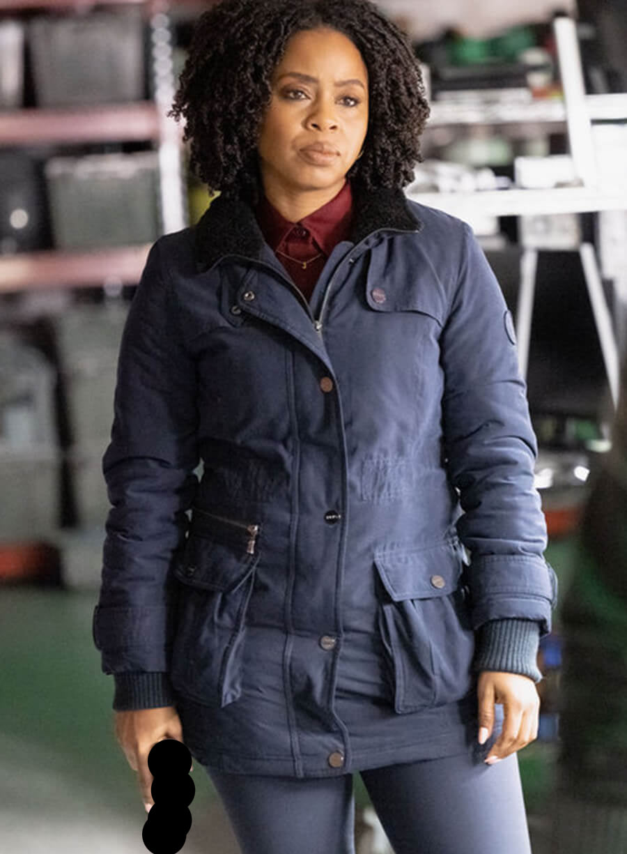 Ayanna Bell Law & Order Organized Crime Blue Jacket