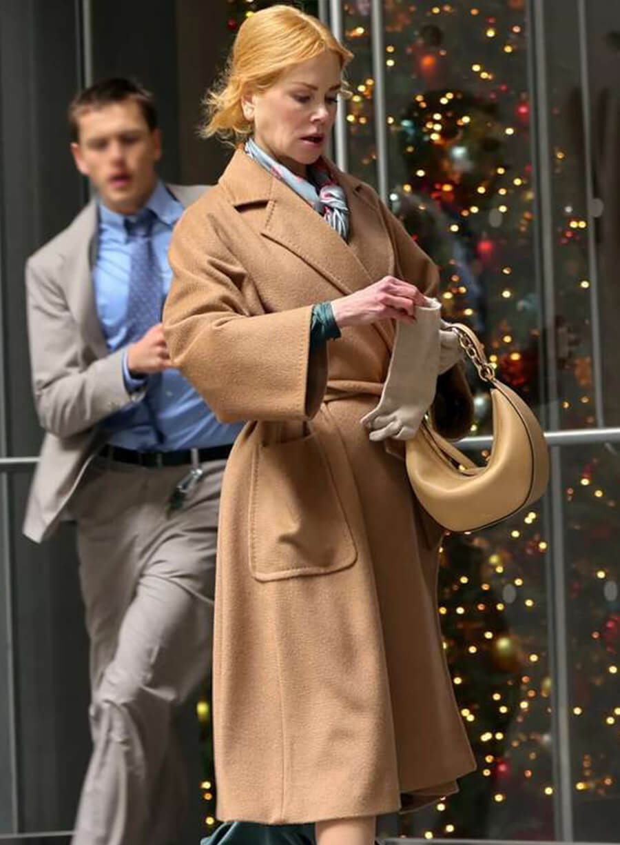 Babygirl Nicole Kidman Brown Coat