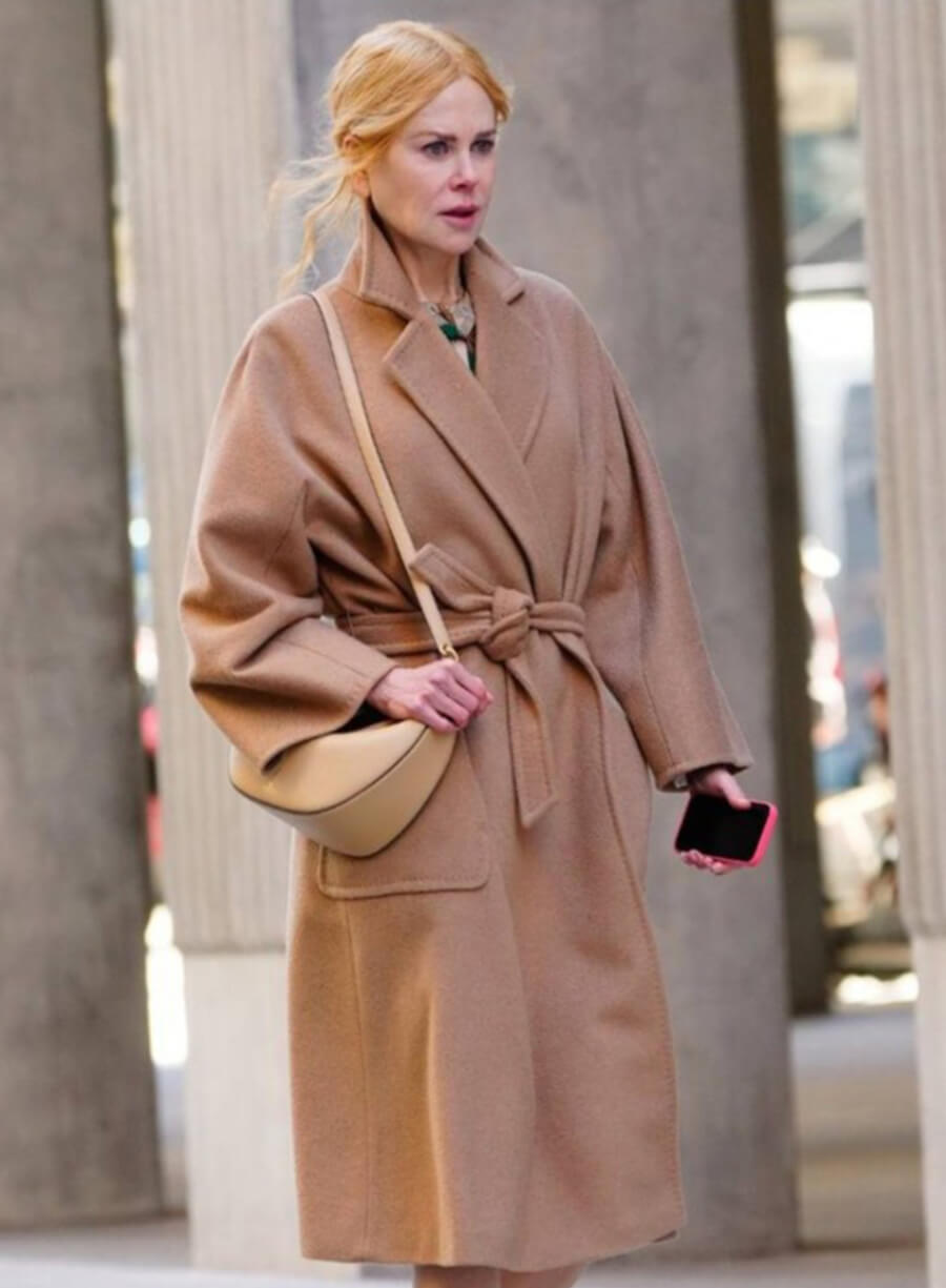 Babygirl Nicole Kidman Brown Coat