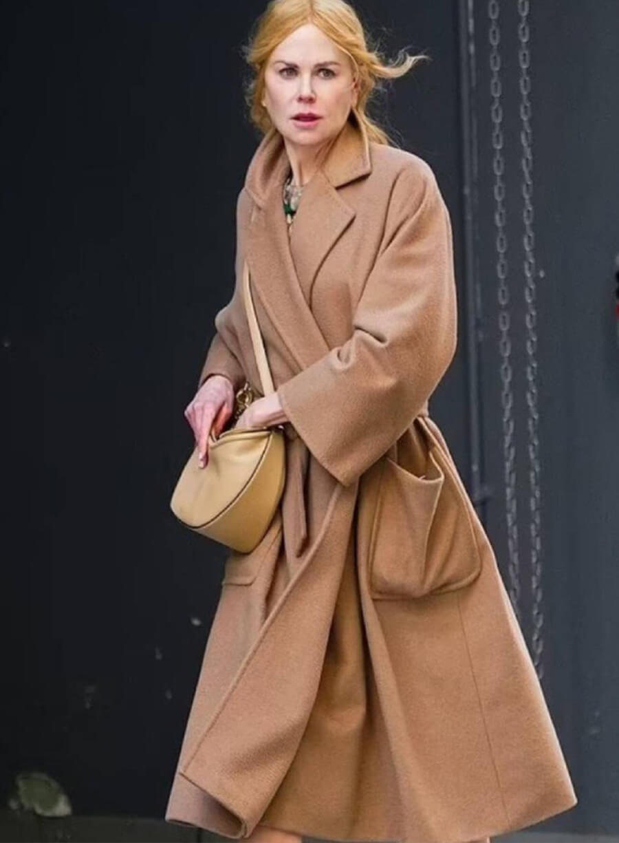Babygirl Nicole Kidman Brown Coat
