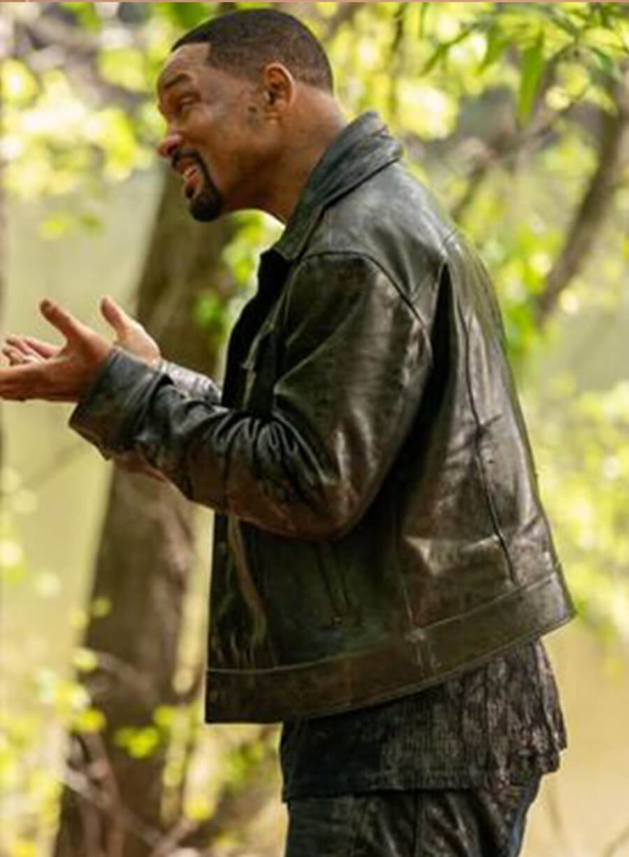 Bad Boys Ride or Die Detective Mike Lowrey Black Leather Jacket