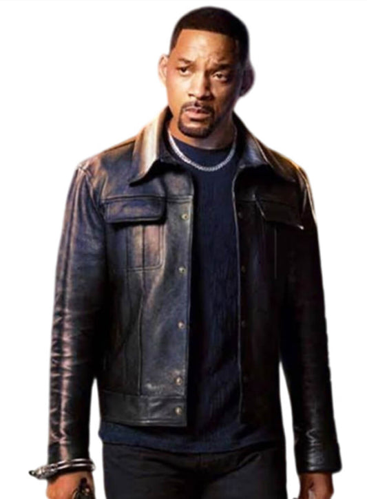Bad Boys Ride or Die Detective Mike Lowrey Black Leather Jacket