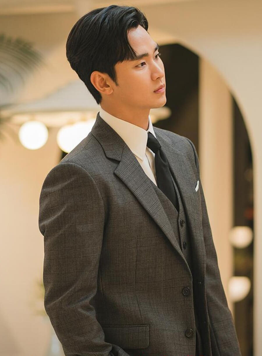 Baek Hyun-woo Queen of Tears Grey Blazer