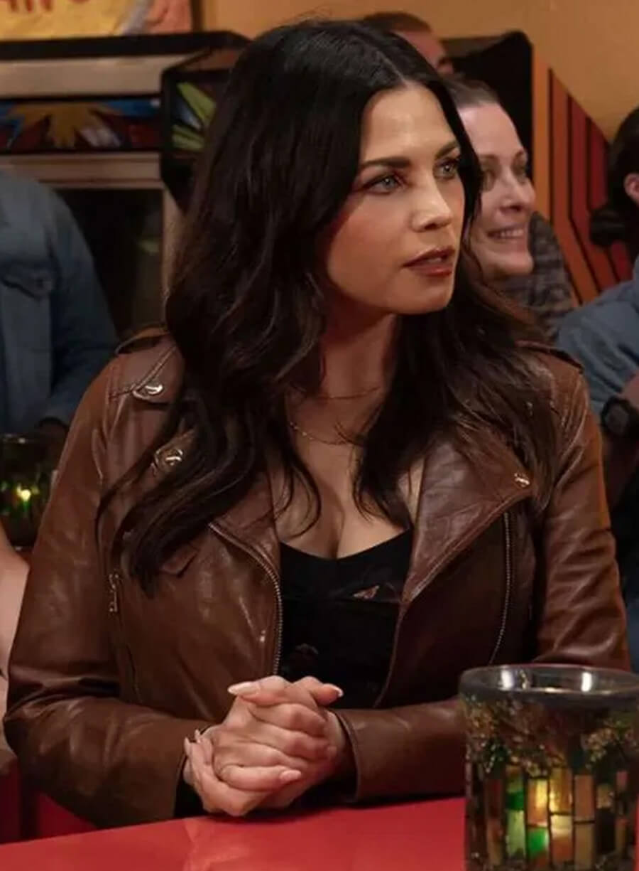 Bailey Nune The Rookie S07 Brown Leather Jacket